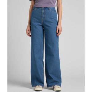 Wijde jeans Stella,  A-line, hoge taille LEE. Denim materiaal. Maten Maat 29 (US) - Lengte 31. Blauw kleur