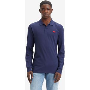 Polo met lange mouwen LEVI'S. Katoen materiaal. Maten XL. Blauw kleur