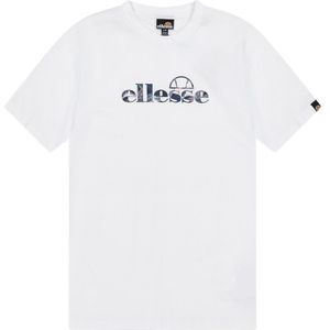T-shirt met korte mouwen, groot logo ELLESSE. Katoen materiaal. Maten S. Wit kleur