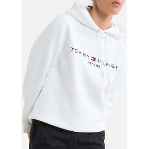 Hoodie TOMMY HILFIGER. Katoen materiaal. Maten XS. Wit kleur