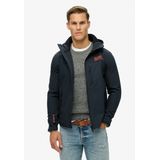 Zip-up hoodie SUPERDRY. Polyester materiaal. Maten XL. Blauw kleur