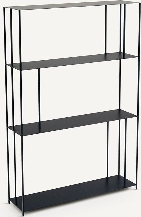 Metalen boekenrek H117 cm, Parallel XS slim