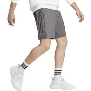 Short met 3 stripes Aeroready Essentials ADIDAS SPORTSWEAR. Polyester materiaal. Maten XS. Grijs kleur