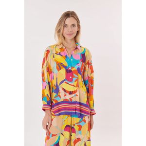 Bedrukte blouse Roxane DERHY. Viscose materiaal. Maten L. Multicolor kleur
