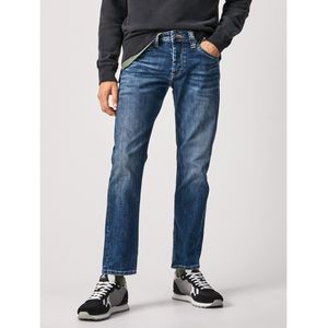 Rechte stretch jeans Cash PEPE JEANS. Katoen materiaal. Maten Maat 30 (US) - Lengte 32. Blauw kleur