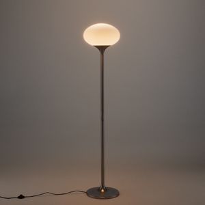 Vloerlamp van chroom en opaline metaal, Merisa LA REDOUTE INTERIEURS. Metaal materiaal. Maten één maat. Grijs kleur