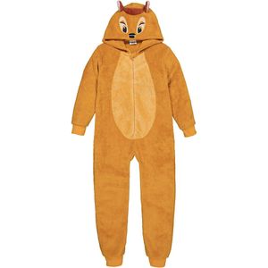 Onesie in fleece Bambi DISNEY CLASSICS. Polyester materiaal. Maten 8 jaar - 126 cm. Beige kleur