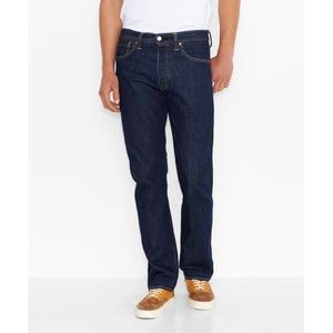 Rechte jeans 501® LEVI'S. Katoen materiaal. Maten Maat 32 (US) - Lengte 30. Blauw kleur