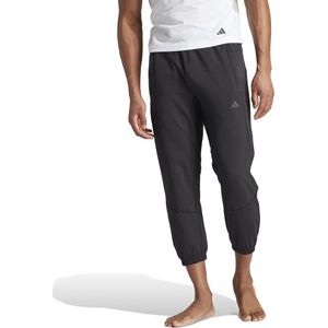 Trainingsbroek voor yoga, 7/8ste adidas Performance. Polyester materiaal. Maten L. Zwart kleur