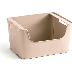 Metalen mand B37 x H20 cm, Arreglo AM.PM. Metaal materiaal. Maten één maat. Beige kleur