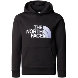 Hoodie Drew Peak in molton THE NORTH FACE. Molton materiaal. Maten 12 jaar - 150 cm. Zwart kleur