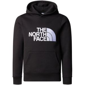 Hoodie Drew Peak in molton THE NORTH FACE. Molton materiaal. Maten 14/16 jaar - 158/164 cm. Zwart kleur