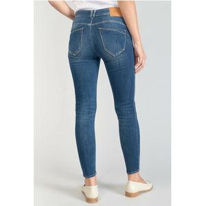 Slim jeans met hoge taille LE TEMPS DES CERISES. Denim materiaal. Maten 28 US - 36 EU. Blauw kleur