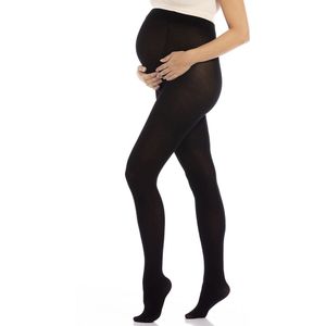 Panty's voor zwangerschap, uiterst opaak 200 D MAGIC BODYFASHION. Polyamide materiaal. Maten XL. Zwart kleur