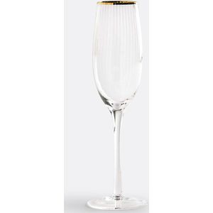 Set van 4 champagne glazen, Lurik LA REDOUTE INTERIEURS. Glas materiaal. Maten één maat. Andere kleur