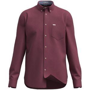 Oxford hemd met button-downkraag PEPE JEANS. Katoen materiaal. Maten XS. Rood kleur