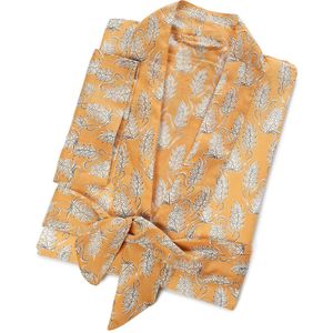 Kimono badjas in voilekatoen LA REDOUTE INTERIEURS.  materiaal. Maten 34/36. Beige kleur