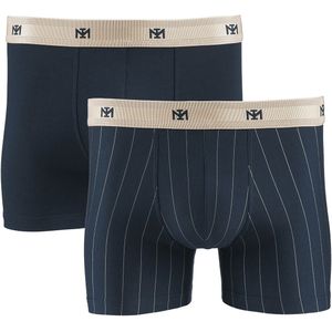 Set van 2 boxershorts 50 ans IMPETUS. Katoen materiaal. Maten L. Blauw kleur