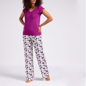 Pyjama Blossom MELISSA BROWN. Viscose materiaal. Maten S. Multicolor kleur