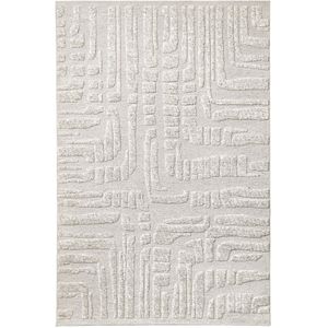 Gestreept tapijt, Noeh LA REDOUTE INTERIEURS. Polypropyleen materiaal. Maten 120 x 170 cm. Grijs kleur