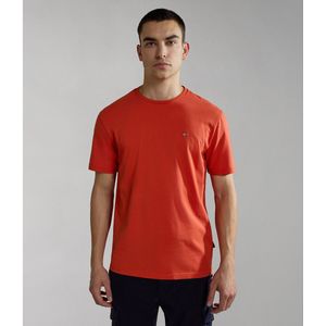 T-shirt met korte mouwen Salis NAPAPIJRI. Katoen materiaal. Maten XL. Rood kleur