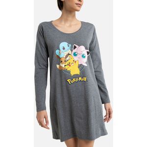 Big T-shirt met lange mouwen Pokemon POKEMON. Katoen materiaal. Maten S. Grijs kleur