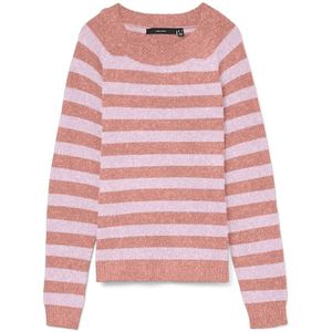 Trui in donzig tricot VERO MODA. Polyester materiaal. Maten XL. Roze kleur