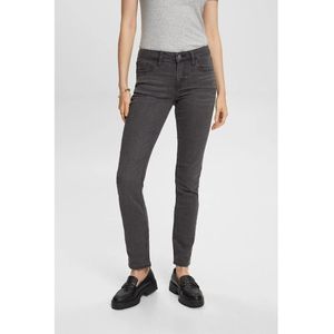 Slim jeans, standaard taille ESPRIT. Denim materiaal. Maten Maat 26 (US) - Lengte 32. Grijs kleur