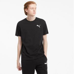 T-shirt met korte mouwen, klein logo essentiel PUMA. Katoen materiaal. Maten S. Zwart kleur