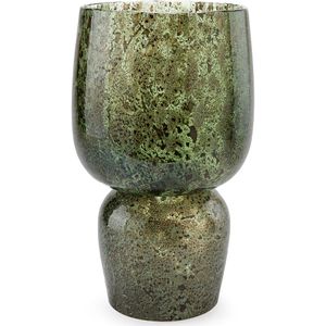 Vaas van glas met reactief effect, Remus AM.PM. Glas materiaal. Maten één maat. Groen kleur