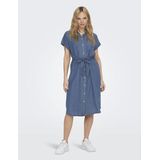 Hemdjurk, te strikken ONLY. Tencel/lyocell materiaal. Maten XS. Blauw kleur