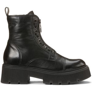 Leren bottines met veters MJUS. Leer materiaal. Maten 38. Zwart kleur