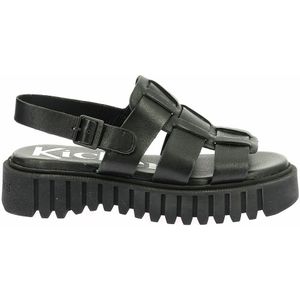Leren sandalen Kick Faliya KICKERS. Leer materiaal. Maten 39. Zwart kleur