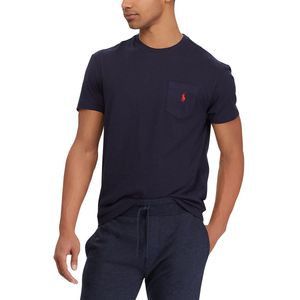 T-shirt met ronde hals in jerseykatoen POLO RALPH LAUREN. Katoen materiaal. Maten S. Blauw kleur