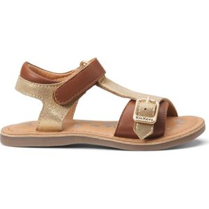 Leren sandalen Diazz KICKERS. Leer materiaal. Maten 28. Kastanje kleur