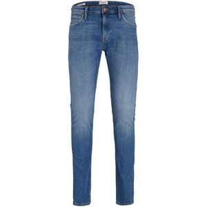 Slim jeans jjiglenn JACK & JONES. Katoen materiaal. Maten W27 - Lengte 32. Blauw kleur