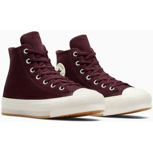 Sneakers in leer All Star EVA Lift Hi Sport x Hoops CONVERSE. Leer materiaal. Maten 37. Rood kleur