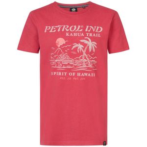 T-shirt met korte mouwen PETROL INDUSTRIES. Katoen materiaal. Maten 16 jaar - 174 cm. Rood kleur