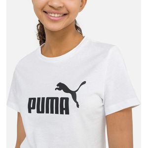 T-shirt met korte mouwen 8-16 jaar PUMA. Katoen materiaal. Maten 8 jaar - 126 cm. Wit kleur
