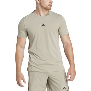T-shirt voor running/trail D4T adidas Performance. Polyester materiaal. Maten XXL. Beige kleur