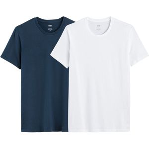 Set van 2 slim T-shirts met ronde hals LEVI'S. Katoen materiaal. Maten L. Blauw kleur