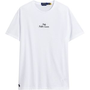 Recht T-shirt met logo POLO RALPH LAUREN. Katoen materiaal. Maten XL. Wit kleur