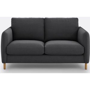Zetel in melêe, 2-zit, Loméo LA REDOUTE INTERIEURS. Mêlee polyester materiaal. Maten 2-zit. Grijs kleur