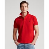 Polo custom slim fit in piqué tricot POLO RALPH LAUREN. Katoen materiaal. Maten XXL. Rood kleur