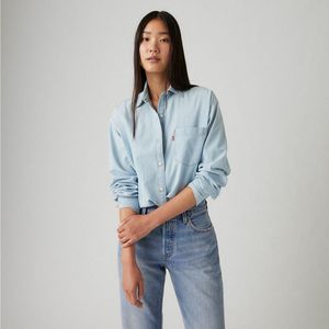 Hemd Harlie Bf LEVI'S. Katoen materiaal. Maten S. Blauw kleur