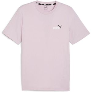 T-shirt met korte mouwen, essentiel, klein logo PUMA. Katoen materiaal. Maten S. Roze kleur