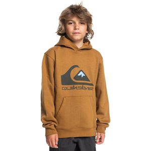 Hoodie in molton QUIKSILVER. Geruwd molton materiaal. Maten 14 jaar - 162 cm. Kastanje kleur