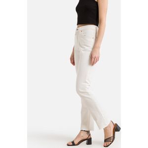 Rechte jeans 501® Original LEVI'S. Denim materiaal. Maten Maat 27 (US) - Lengte 30. Wit kleur