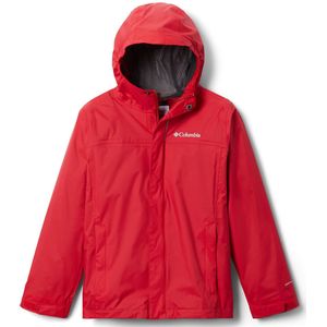 Waterafstotende jas COLUMBIA. Polyester materiaal. Maten 18 jaar - 168 cm. Rood kleur