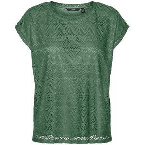 T-shirt in kant VERO MODA. Polyester materiaal. Maten M. Groen kleur